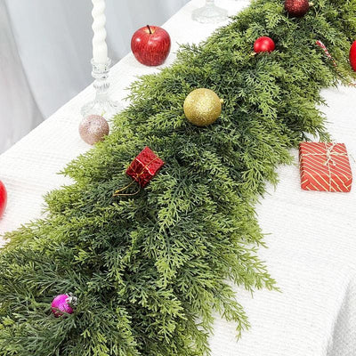 Puroluca Real-Touch Cedar Garland (2-Pack)